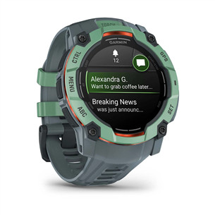 Garmin Instinct 3 AMOLED, 50 mm, roheline - Spordikell