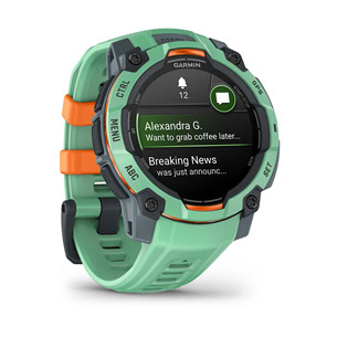 Garmin Instinct 3 AMOLED, 45 mm, roheline - Spordikell