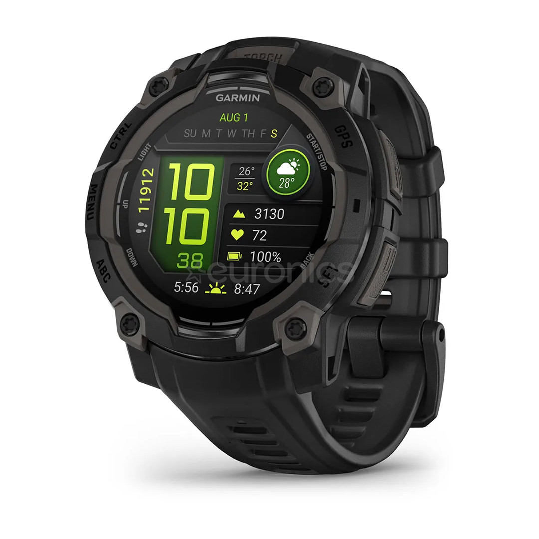 Garmin Instinct 3 AMOLED, 45 mm, must - Spordikell