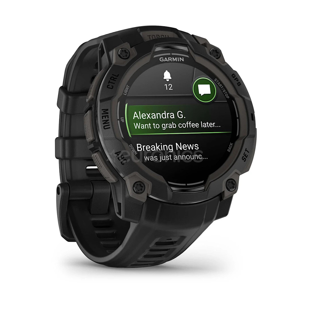 Garmin Instinct 3 AMOLED, 45 mm, must - Spordikell