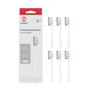 Oclean Professional Clean, 6 pcs, white - Toothbrush heads PR000132365