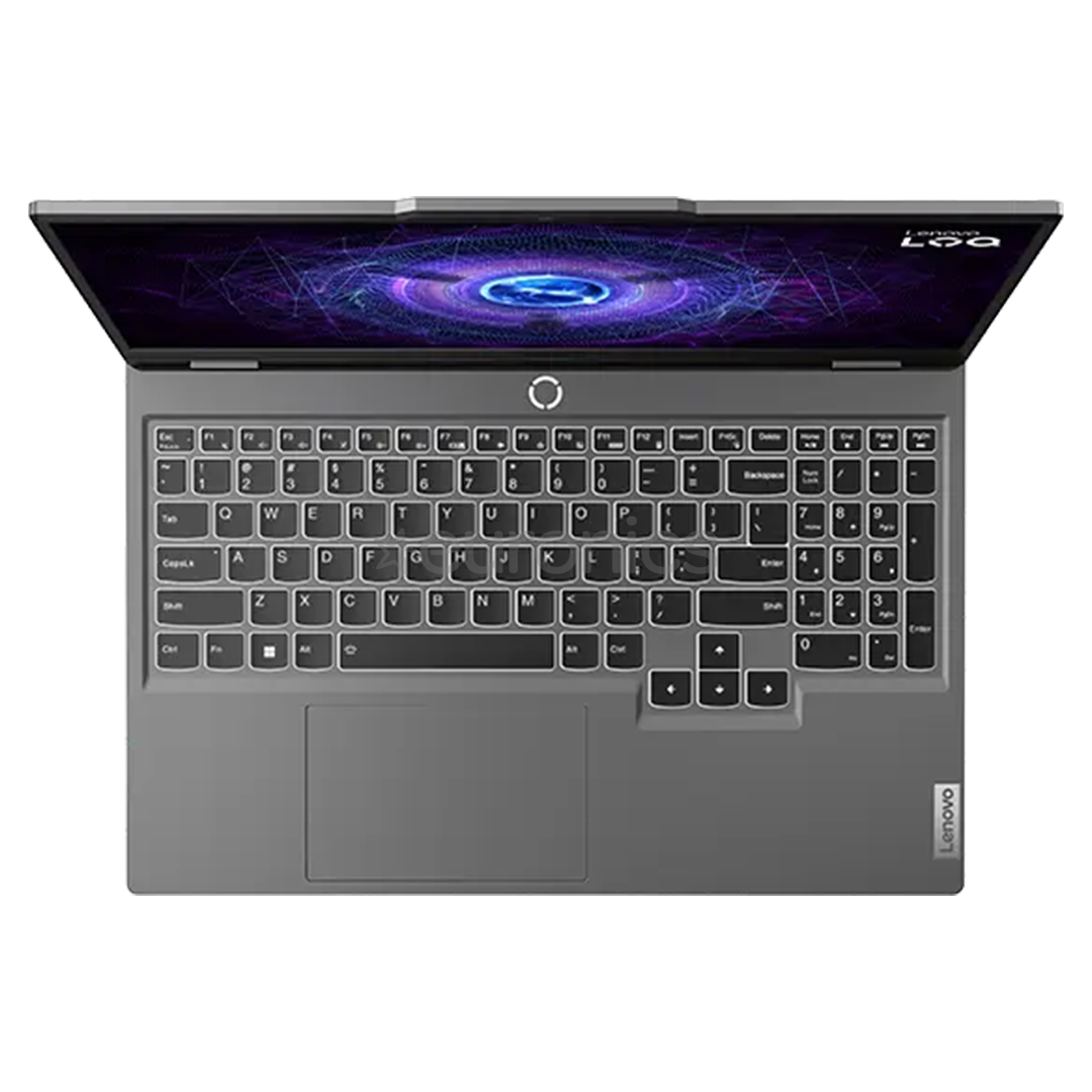 Lenovo LOQ 15IAX9, 15,6'', 144 Hz, i5, 24 GB, 512 GB, RTX 4060, luna grey - Notebook