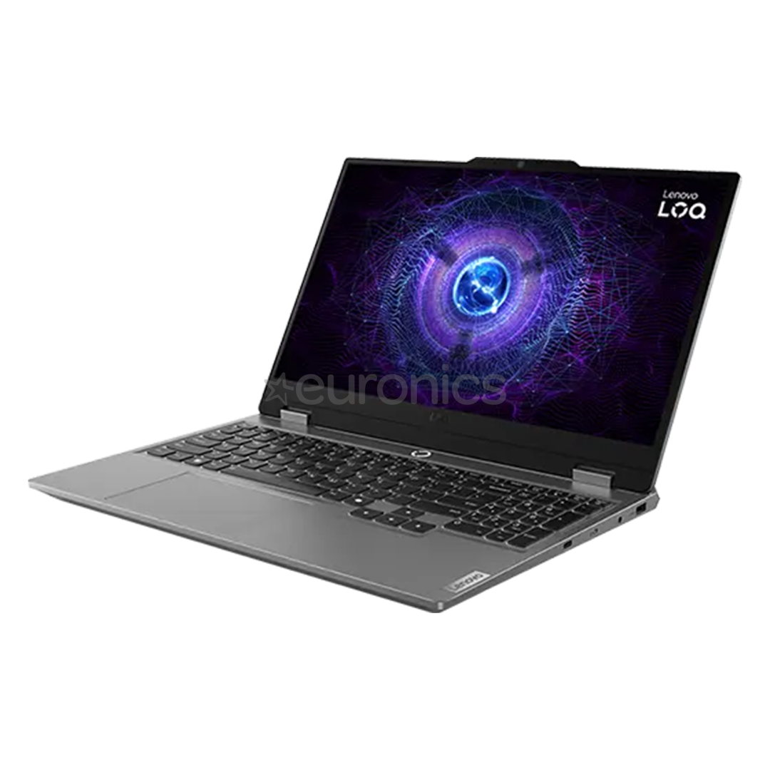 Lenovo LOQ 15IAX9, 15,6'', 144 Hz, i5, 24 GB, 512 GB, RTX 4060, luna grey - Notebook