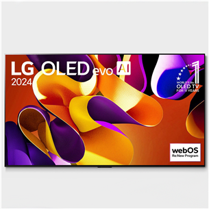 LG evo G4, 97", 4K UHD, OLED, серебристый - Телевизор OLED97G42LW.AEU
