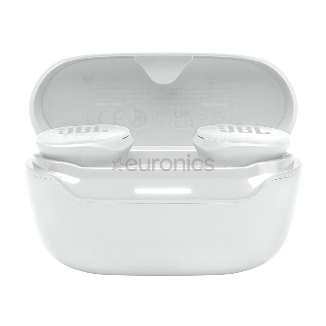 JBL Endurance Race 2, белый - Полностью беспроводные наушники