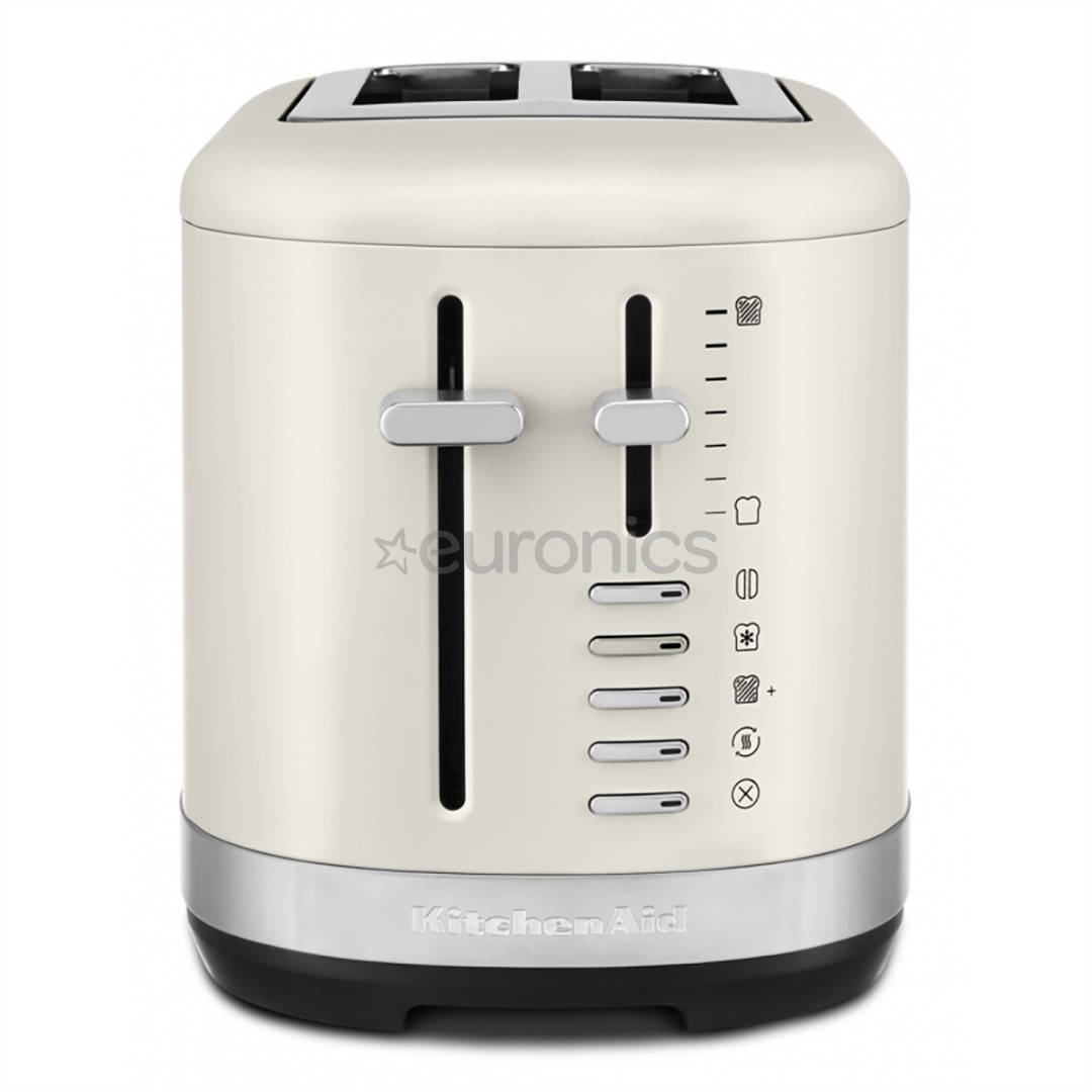 KitchenAid, 980 W, Porcelain, white - Toaster