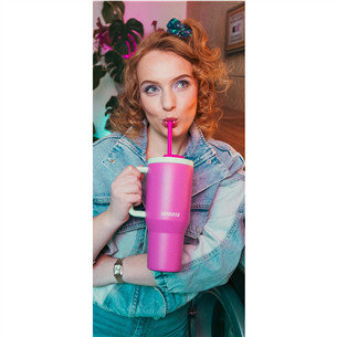 Kambukka Rio Tumbler, 950 мл, Bubblegum Mint, розовый - Термокружка