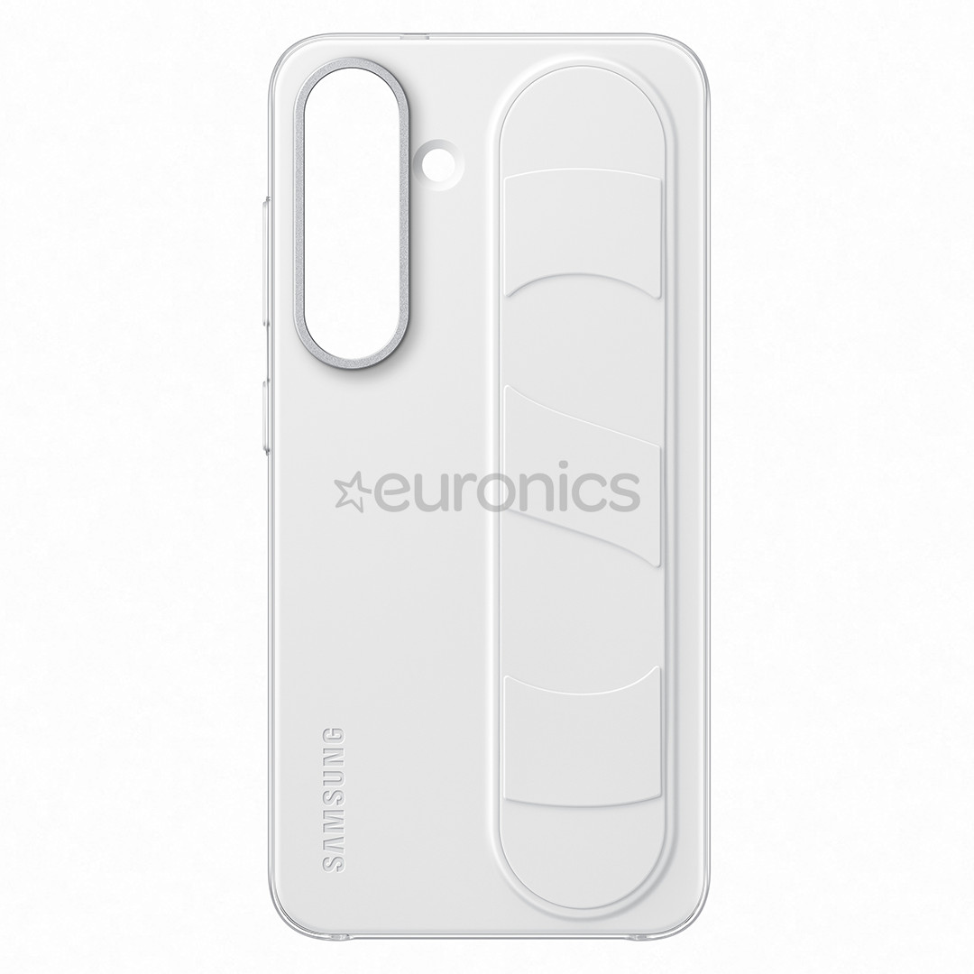 Samsung Standing Grip Case, Galaxy S25, белый - Чехол