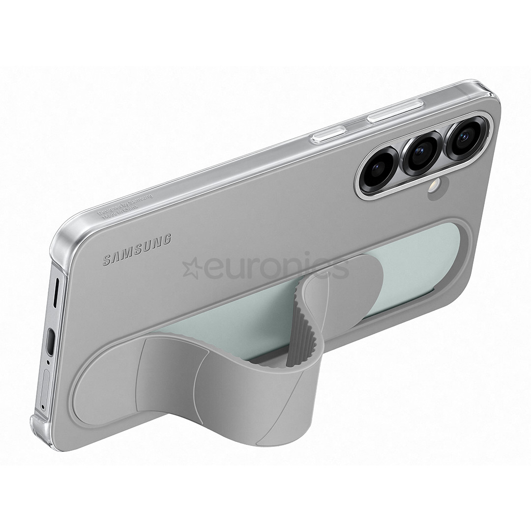 Samsung Standing Grip Case, Galaxy S25+, серый - Чехол