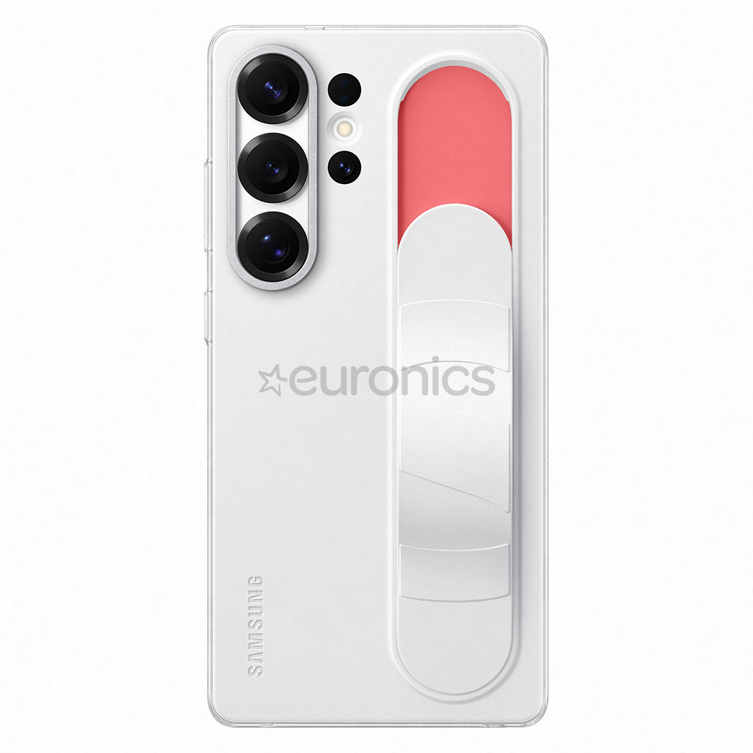 Samsung Standing Grip Case, Galaxy S25 Ultra, valge - Ümbris