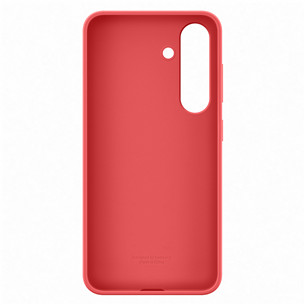 Samsung Silicone Case, Galaxy S25, красный - Чехол
