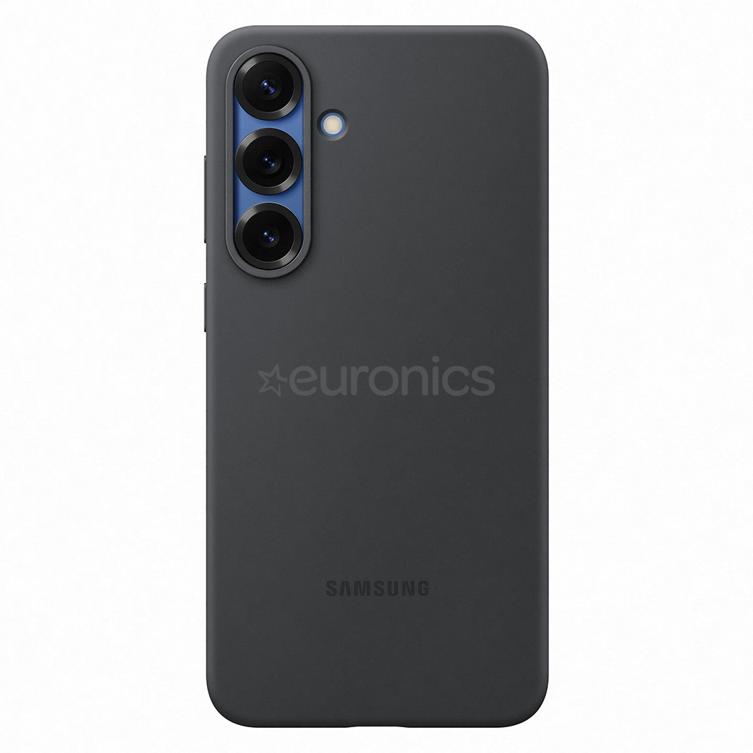 Samsung Silicone Case, Galaxy S25+, черный - Чехол
