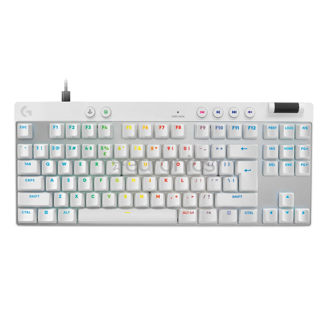 Logitech Pro X TKL Rapid, US, white - Keyboard
