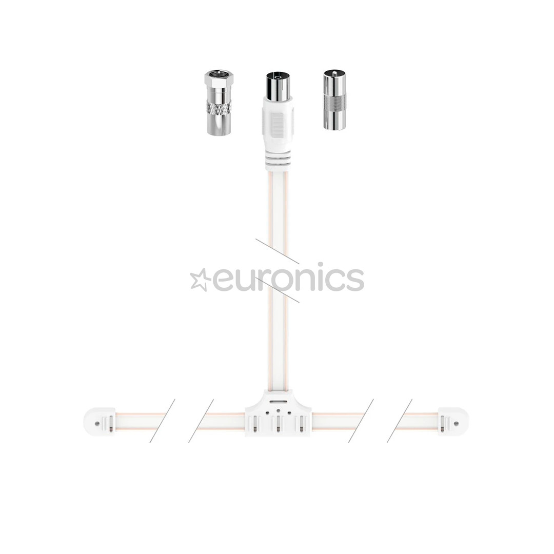 Hama DAB+ / FM Dipole Antenna, valge - Antenn