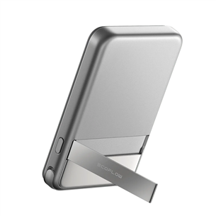 EcoFlow Rapid Magnetic Power Bank, 5000 мАч, серебристый - Внешний аккумулятор