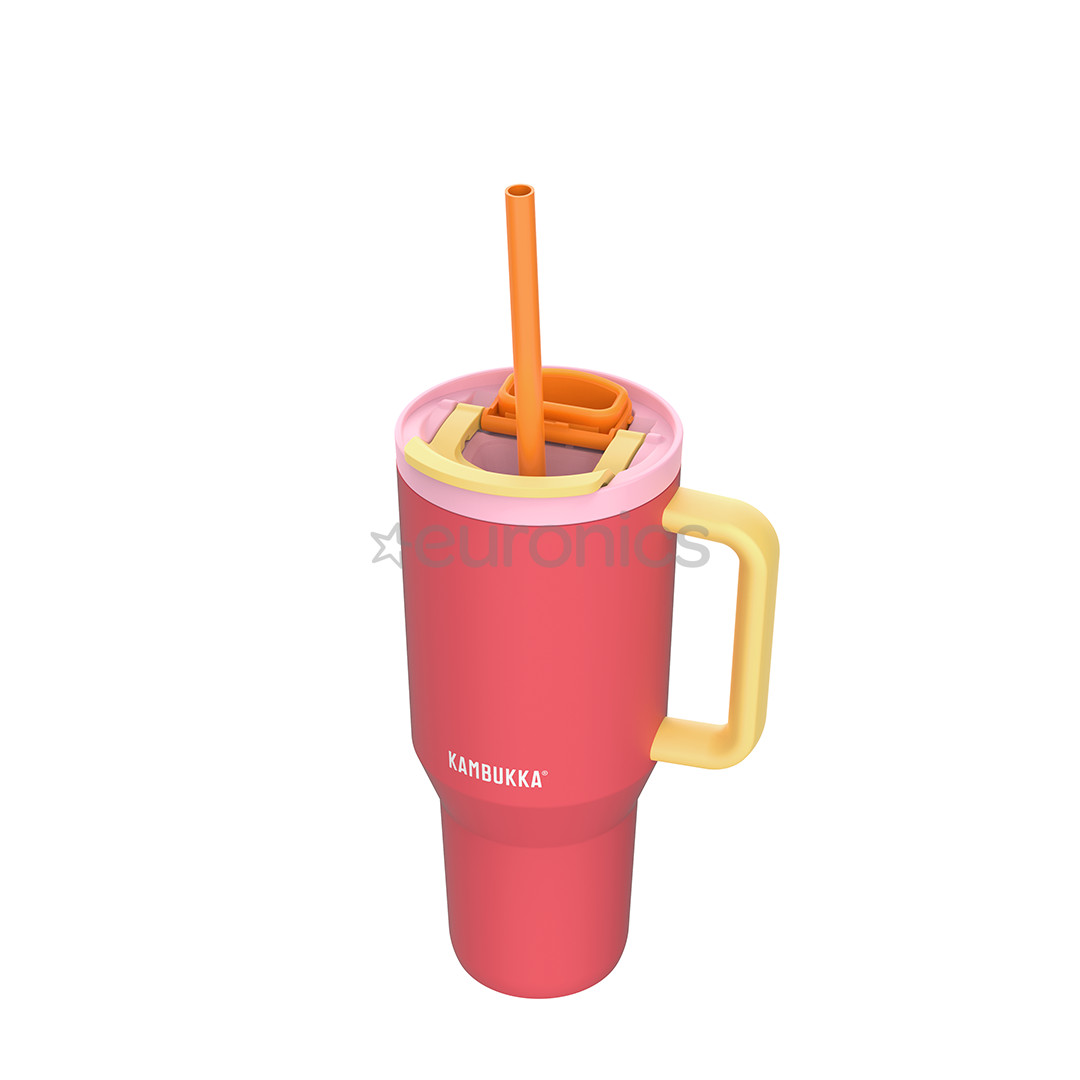 Kambukka Rio Tumbler, 950 ml, Pink Papaya, punane/kollane - Termokruus