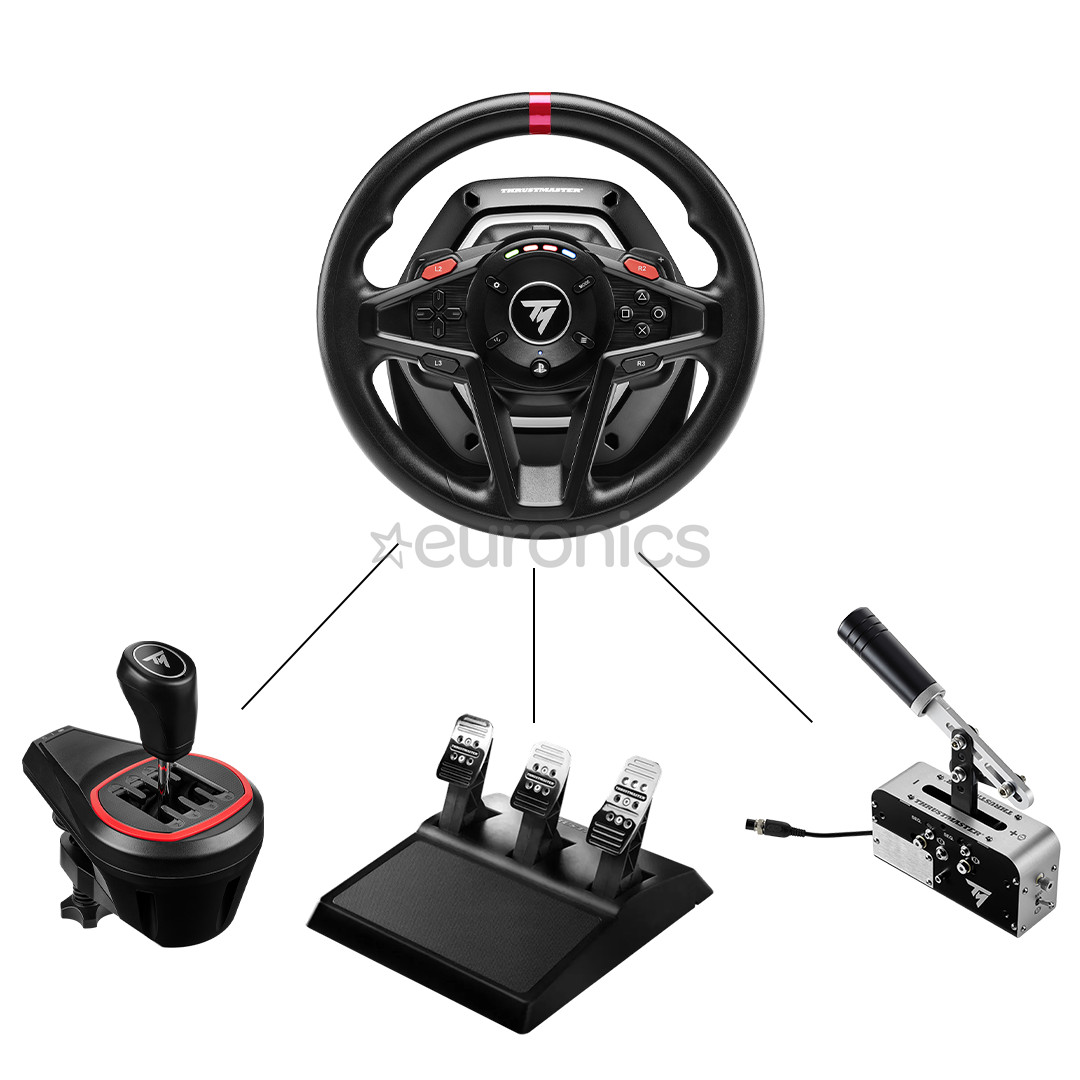 Thrustmaster T-128, PC, PS4, PS5, black - Sim wheel