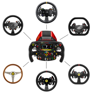 Thrustmaster T818 Ferrari SF1000, must - Simulaatori rool