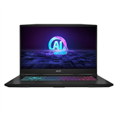 MSI Katana A17 AI B8VF, 17,3'', 144 Hz, Ryzen 7, 16 GB, 1 TB, RTX 4060, black - Notebook