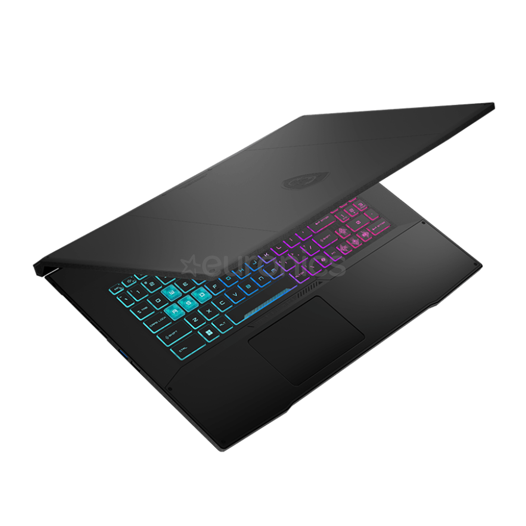 MSI Katana A17 AI B8VF, 17,3'', 144 Hz, Ryzen 7, 16 GB, 1 TB, RTX 4060, black - Notebook