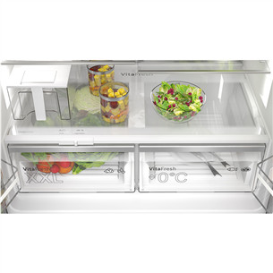 Bosch Seeria 6, French Door, 574 L, kõrgus 183 cm, must roostevaba - SBS-Külmik