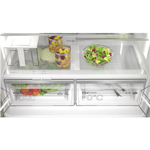 Bosch Seeria 6, French Door, 574 L, kõrgus 183 cm, must roostevaba - SBS-Külmik