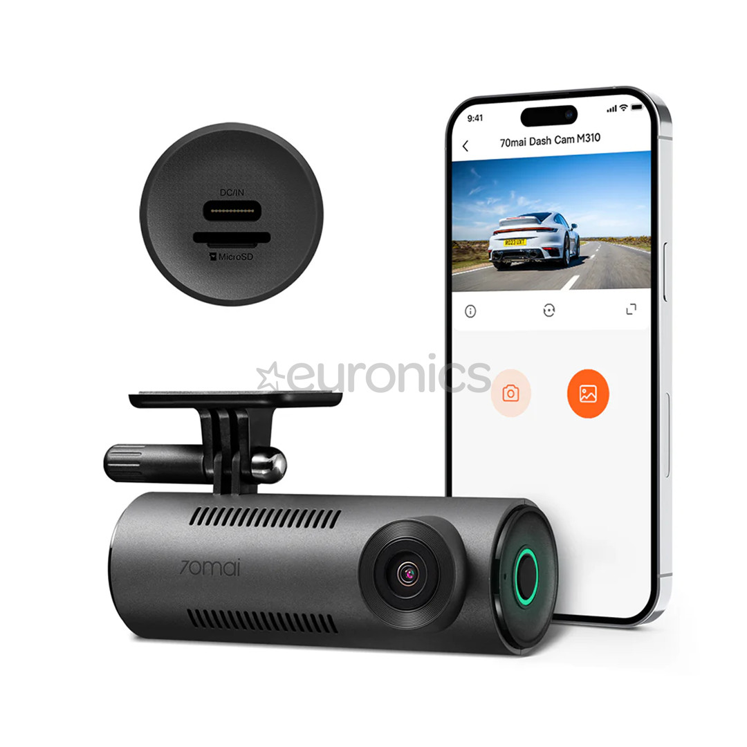 70mai Dash Cam M310, 2K, gray - Dash Cam
