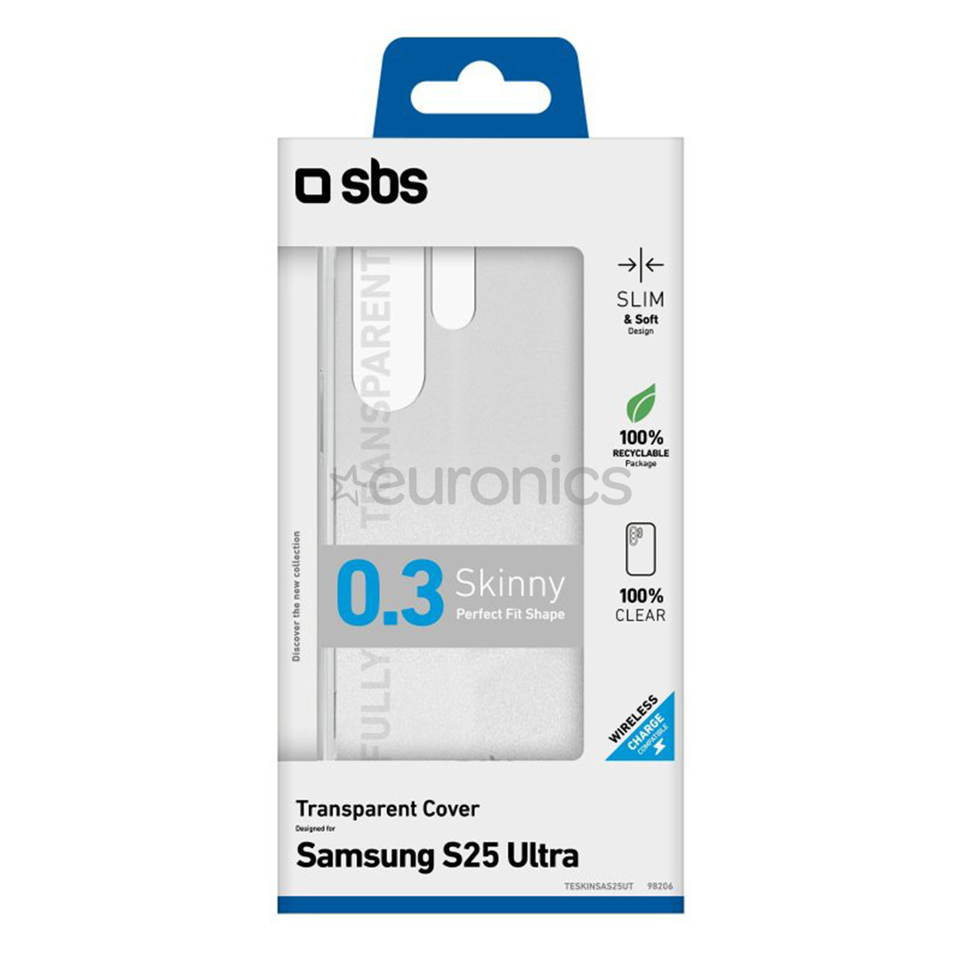 SBS Skinny Cover, Samsung S25 Ultra, läbipaistev - Ümbris