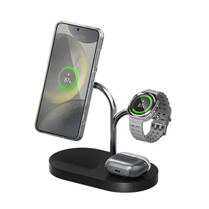 Samsung 3-in-1 Wireless Charger, 45 W, must - Juhtmevaba laadimisdokk