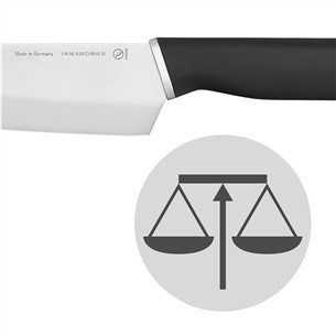 WMF Kineo, 18 cm, black/stainless steel - Santoku knife