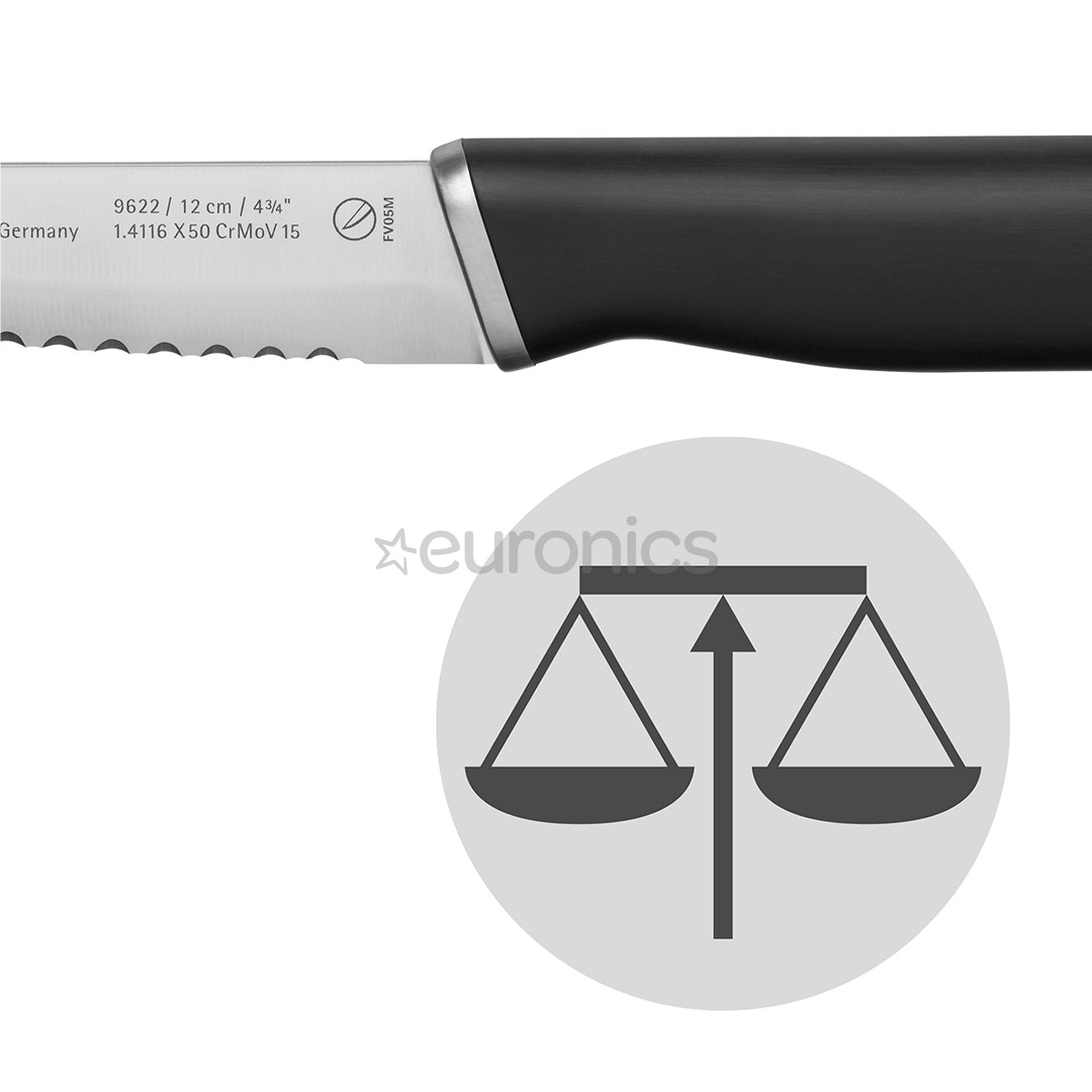 WMF Kineo, 12 cm, black/inox - Utility knife