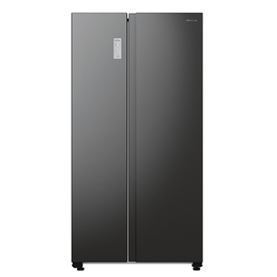 Hisense, No Frost, 550 L, kõrgus 179 cm, must - SBS-Külmik RS711N4AFE