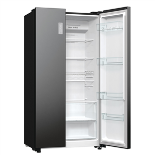 Hisense, No Frost, 550 L, kõrgus 179 cm, must - SBS-Külmik