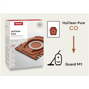 Miele HyClean Pure CO, 4 шт. - Мешки-пылесборники