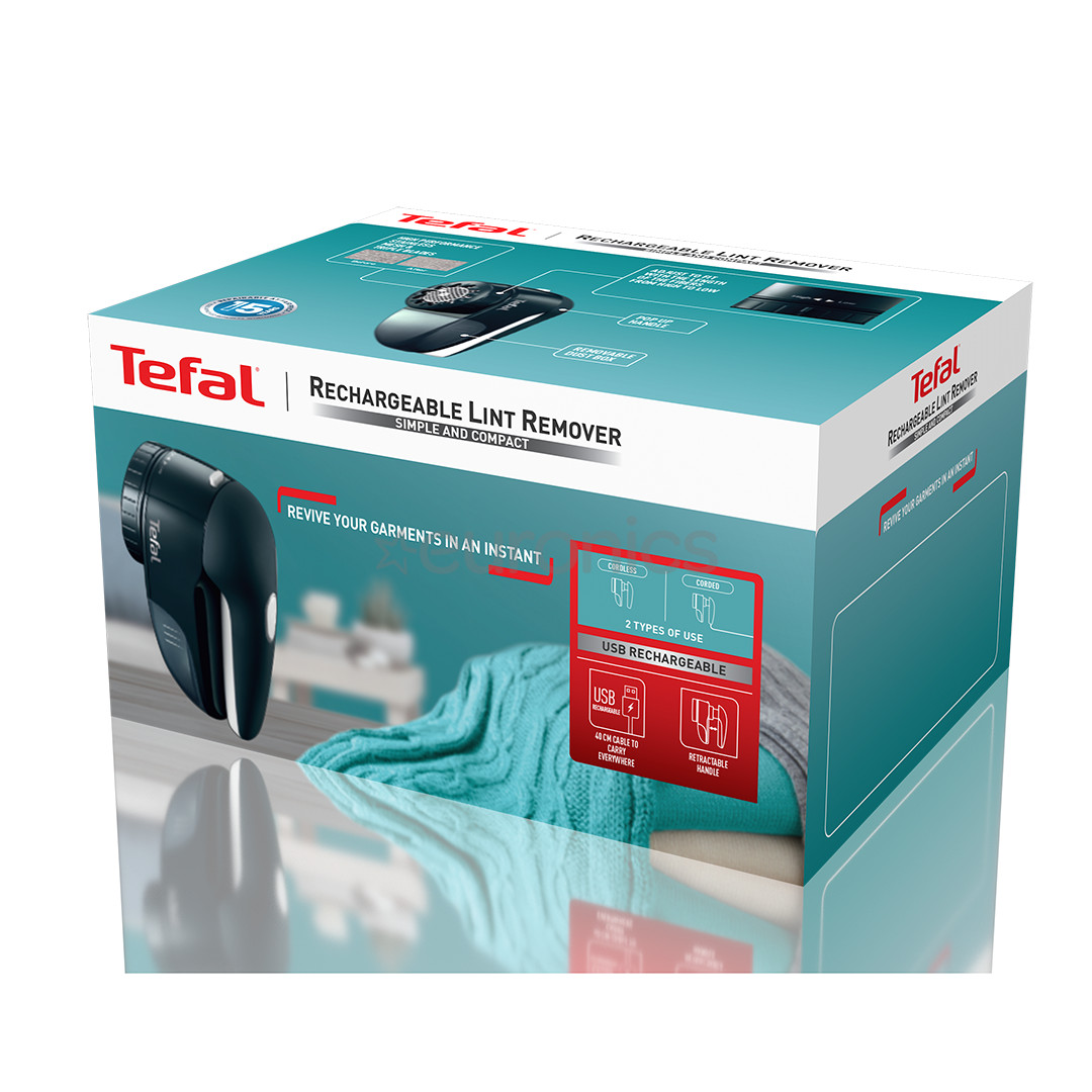 Tefal, dark blue - Rechargeable Lint Remover