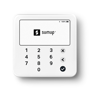 SumUp Solo Lite, charging station, valge - Kaardilugeja laadimisdokiga
