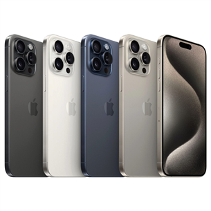 Uuskasutatud Apple iPhone 15 Pro Max, 128 GB, sinine - Nutitelefon