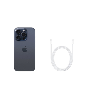 Подержанный Apple iPhone 15 Pro, 128 ГБ, синий - Смартфон