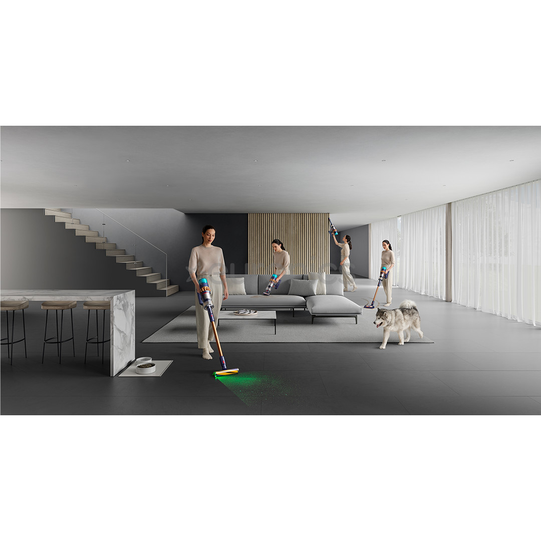 Dyson Gen5detect Absolute, kuldne - Akutolmuimeja