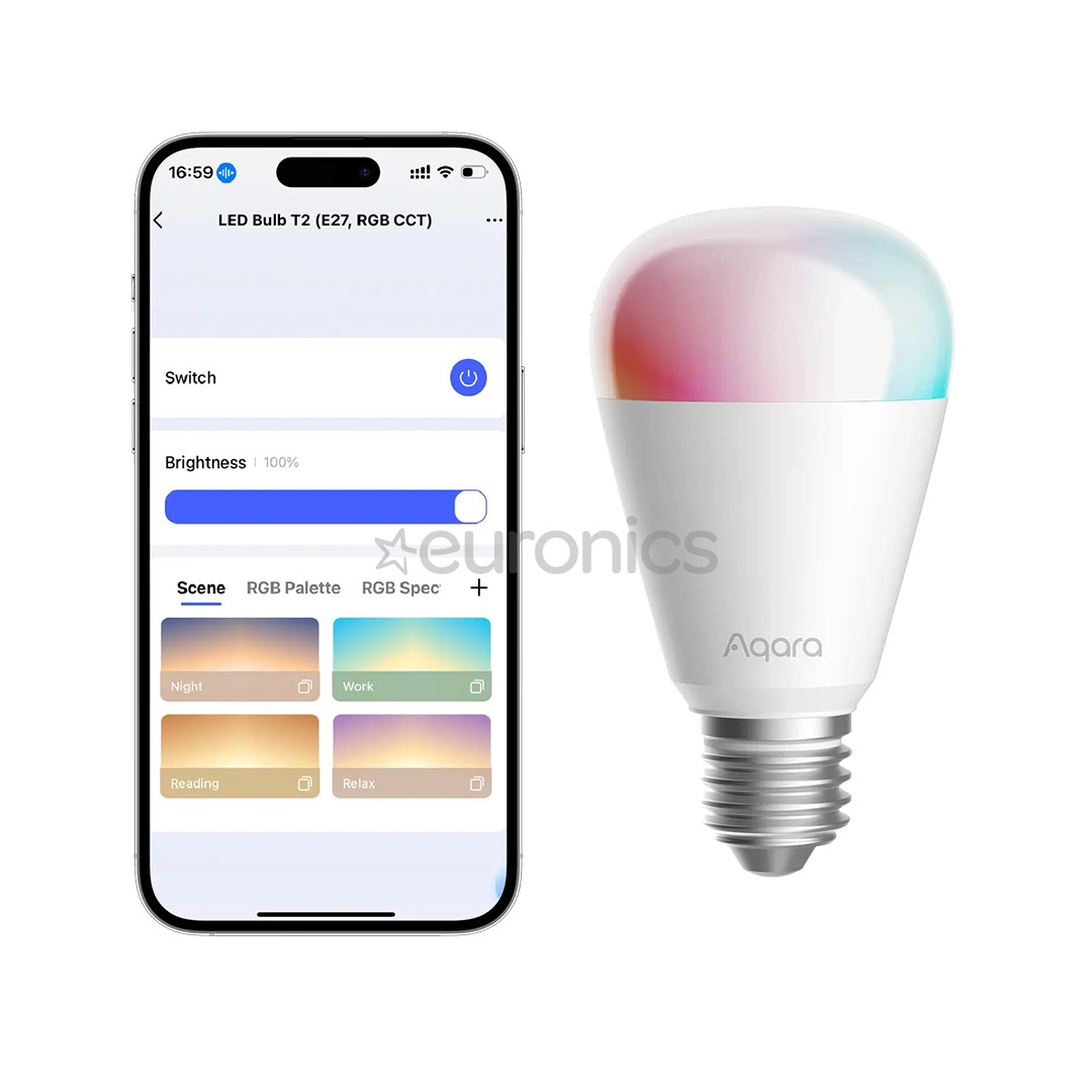 Aqara LED Bulb T2, E27, RGB - Nutivalgusti