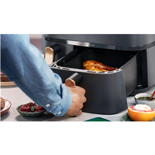 Philips 5000 Series Dual Basket, 2750 W, 9 L, must - Kuumaõhufritüür