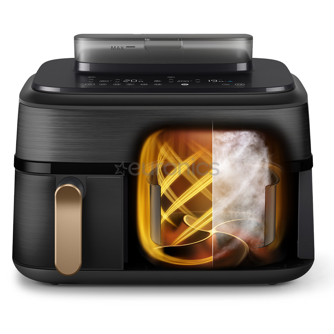 Philips 5000 Series Dual Basket, 2750 W, 9 L, must - Kuumaõhufritüür