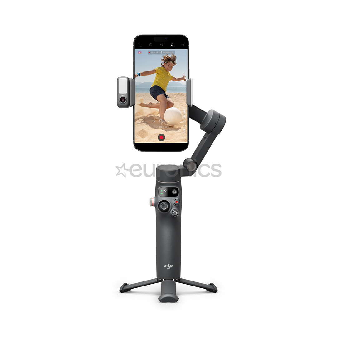 Dji Osmo Mobile 7P, must - Telefoni käsistatiiv