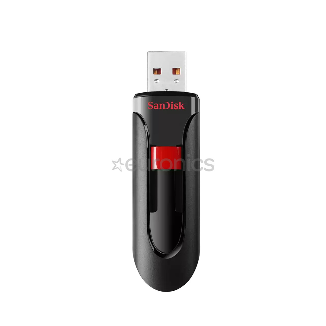 SanDisk Cruzer Glide, 128 GB, black - Flash drive