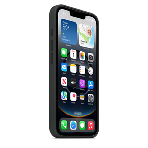 Apple Silicone Case, iPhone 16e, must - Ümbris