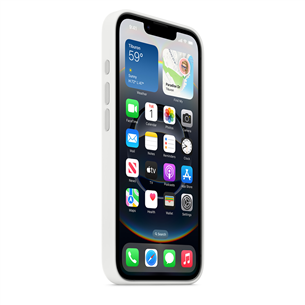 Apple Silicone Case, iPhone 16e, valge - Ümbris
