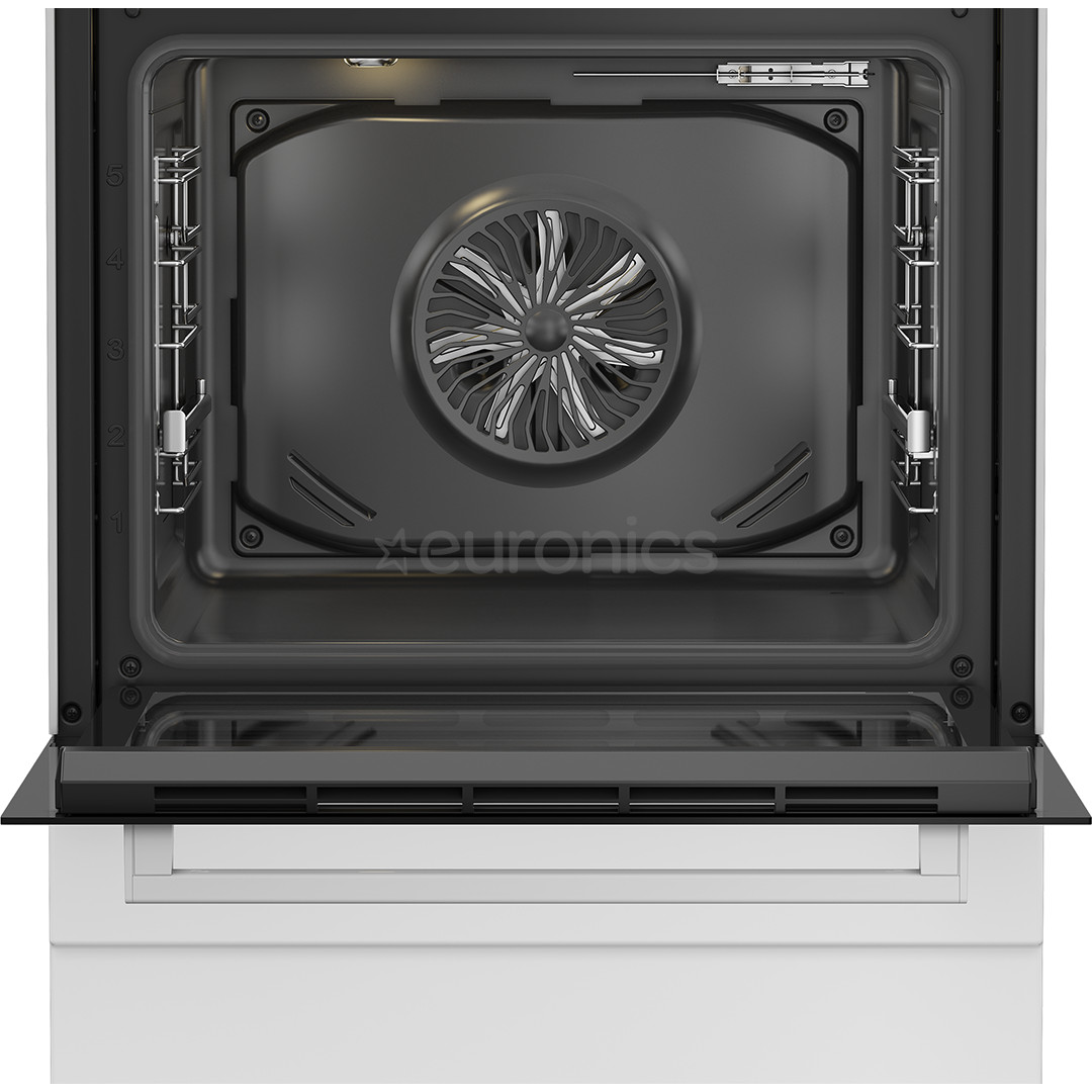 Beko, 72 L, width 60 cm, white - Gas cooker with electric oven
