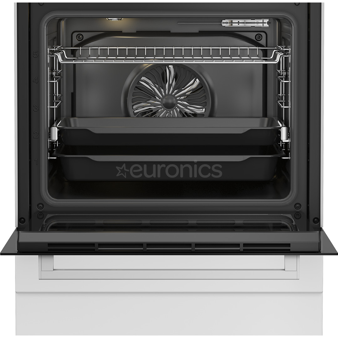 Beko, 72 L, width 60 cm, white - Gas cooker with electric oven