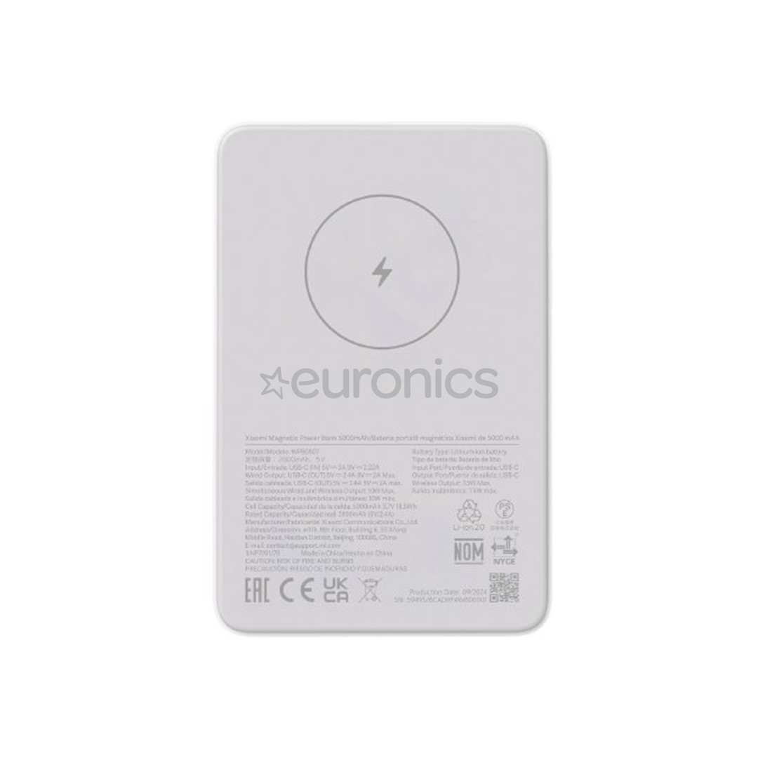 Xiaomi Magnetic Power Bank, 5000 mAh, gray - Power bank