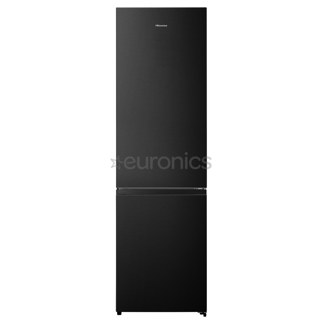 Hisense, NoFrost, 336 L, height 202 cm, black - Refrigerator